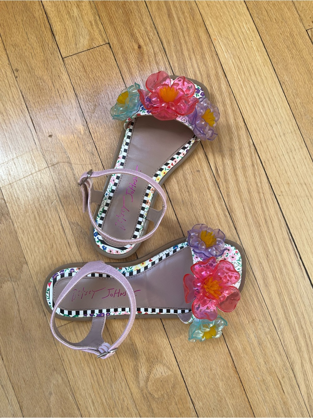 Betsey Johnson Flower Sandals